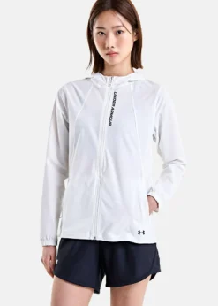 Best Under Armour UA OutRun the Storm Jkt WHITE