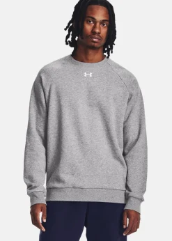 Online Under Armour UA Rival Fleece Crew Gray
