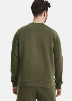 Clearance Under Armour UA Rival Fleece Crew Green
