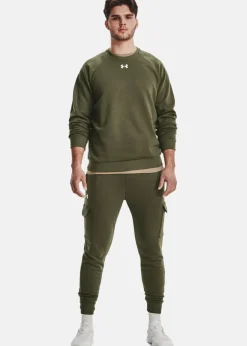 Clearance Under Armour UA Rival Fleece Crew Green