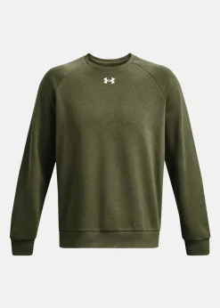Clearance Under Armour UA Rival Fleece Crew Green