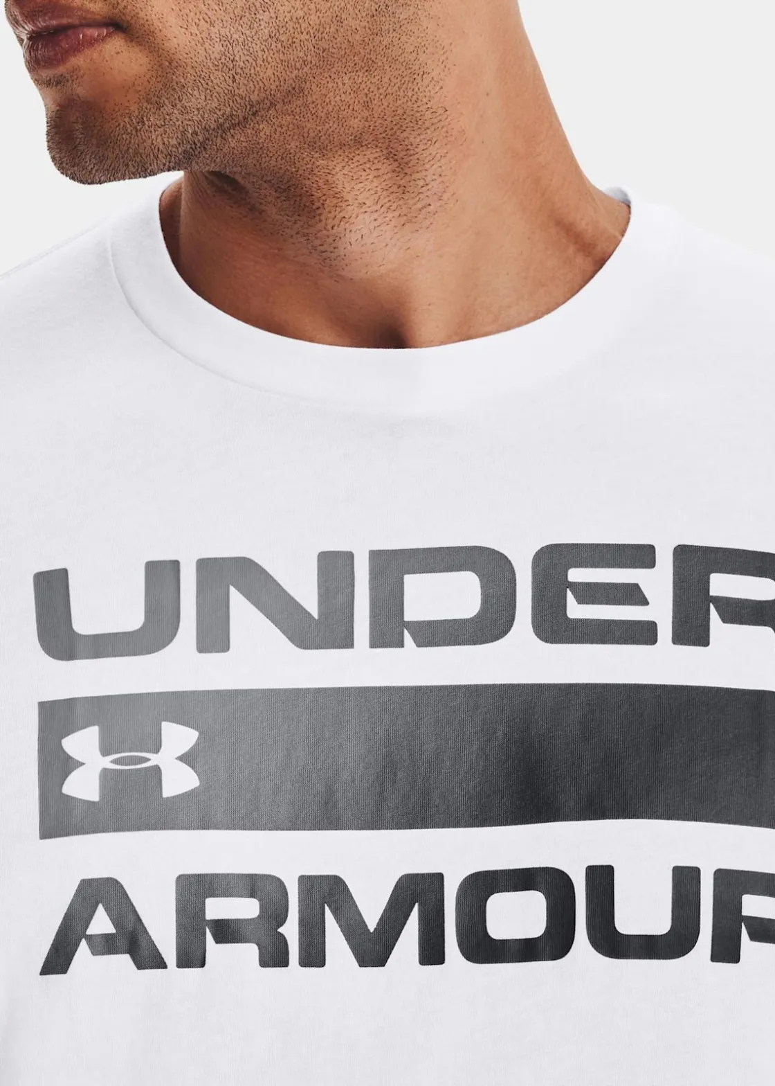 Best Under Armour UA TEAM ISSUE WORDMARK SS White
