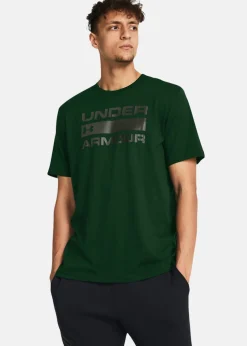 Outlet Under Armour UA TEAM ISSUE WORDMARK SS Forest Green
