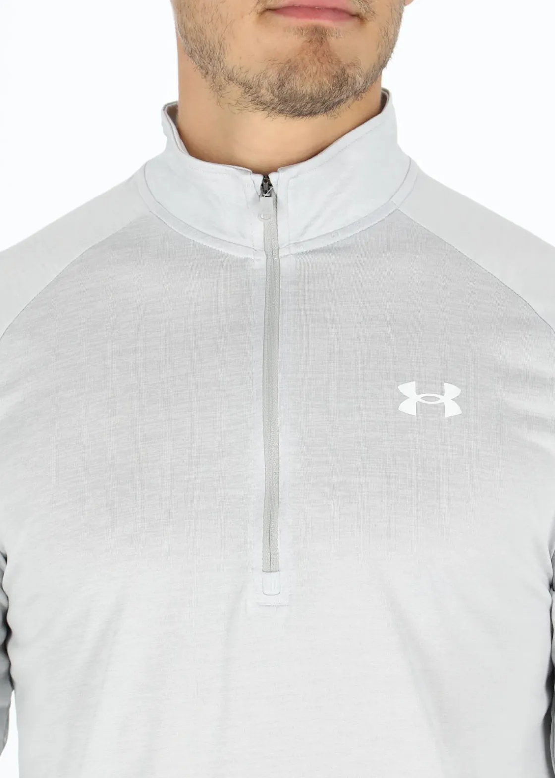 Clearance Under Armour UA Tech 2.0 1/2 Zip Halo Gray