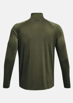 New Under Armour UA Tech 2.0 1/2 Zip Marine OD Green