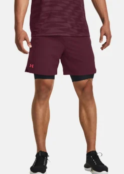 Sale Under Armour UA Vanish Woven 6in Shorts Dark Maroon