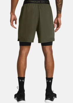 Clearance Under Armour UA Vanish Woven 2in1 Sts Marine OD Green