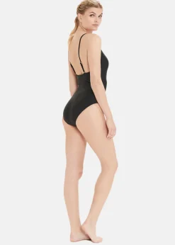 Outlet Athlecia Ulanda W Plunge Swimsuit Black