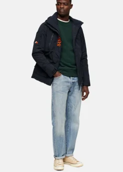 Superdry Ultimate Emb Windbreaker Jkt ECLIPSE NAVY