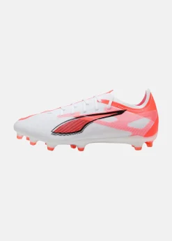 New Puma ULTRA 5 MATCH FG/AG PUMA White-PUMA Black-Glowing Red