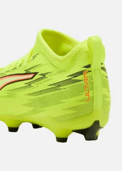 Sale Puma ULTRA 6 MATCH FG/AG Jr Yellow Alert-PUMA Black-Glowing Red-Lime Squeeze