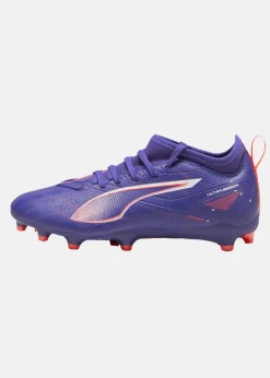 Clearance Puma ULTRA 5 MATCH FG/AG Jr Lapis Lazuli-PUMA White-Sunset Glow