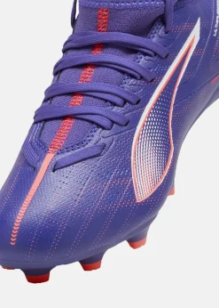 Clearance Puma ULTRA 5 MATCH FG/AG Jr Lapis Lazuli-PUMA White-Sunset Glow
