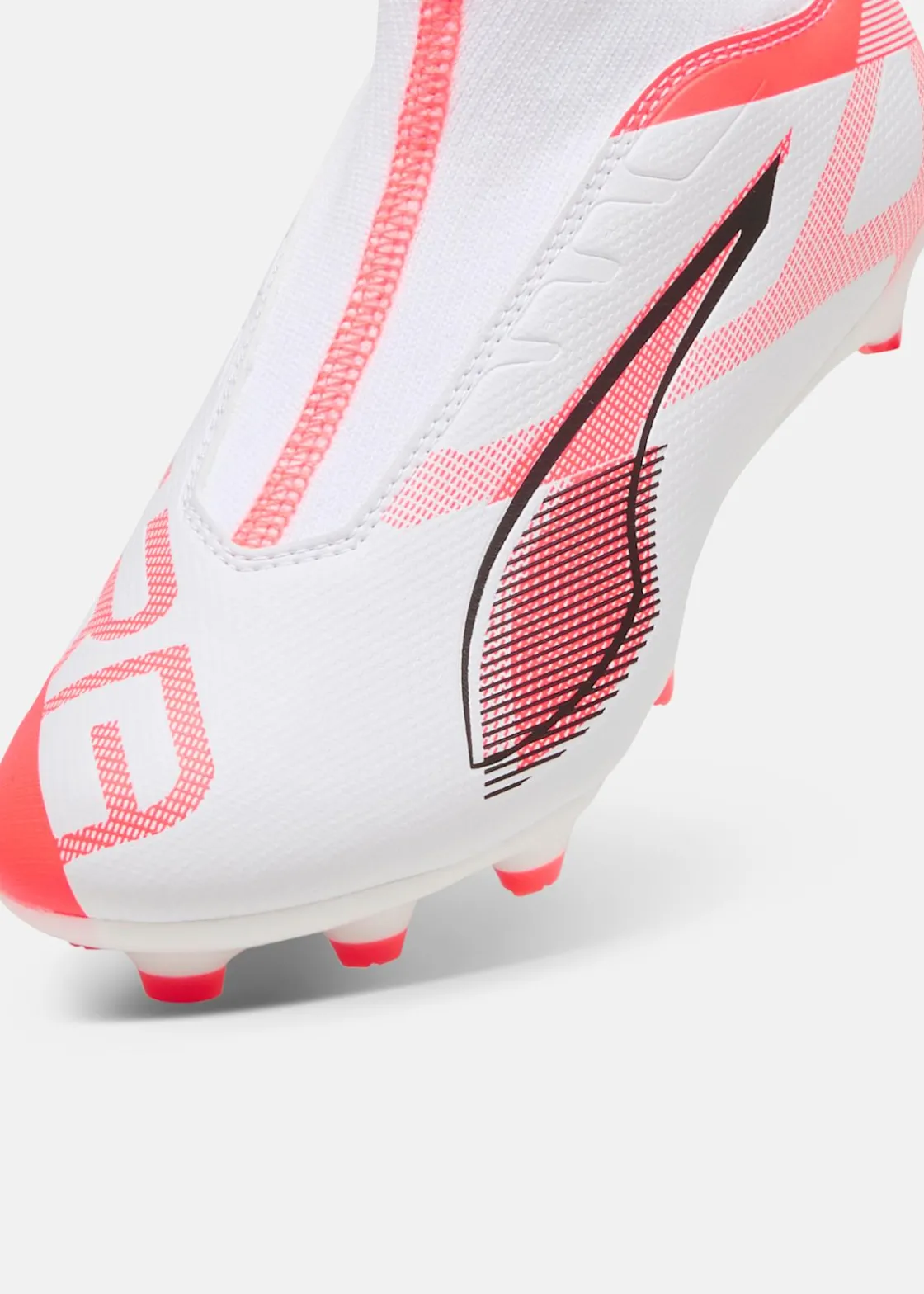 Discount Puma ULTRA 5 MATCH+ LL FG/AG Jr PUMA White-PUMA Black-Glowing Red
