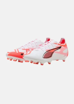 Online Puma ULTRA 5 PRO FG/AG PUMA White-PUMA Black-Glowing Red