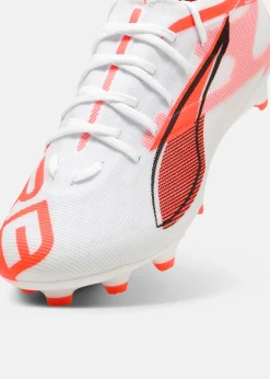 Sale Puma ULTRA 5 PRO FG/AG Jr PUMA White-PUMA Black-Glowing Red