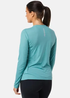 Best Swedemount Ultra Light LS Tee W Seaweed Green