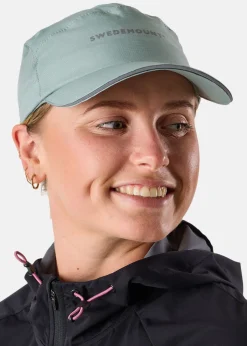 New Swedemount Ultra Light Running Cap Seaweed Green