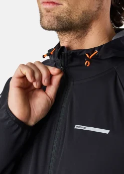 Sale Swedemount Ultra Light Running Jacket Black/Orange