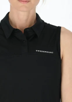 Sale Swedemount Ultra Light Sleeveless Piké W Black