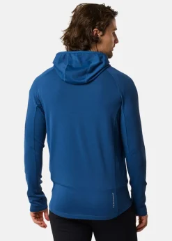 New Swedemount Ultra Light Tech Midlayer Hood Denim Blue