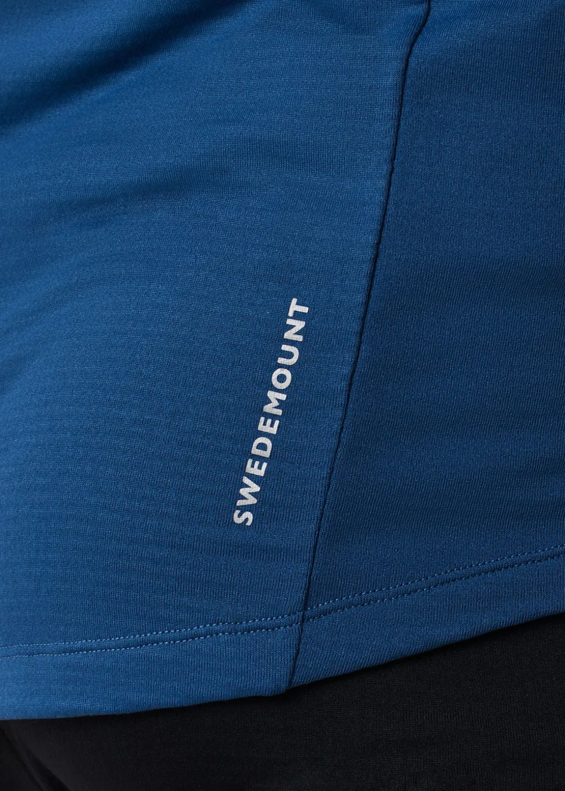 New Swedemount Ultra Light Tech Midlayer Hood Denim Blue