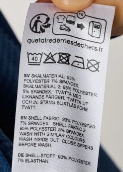 New Swedemount Ultra Light Tech Midlayer Hood Denim Blue