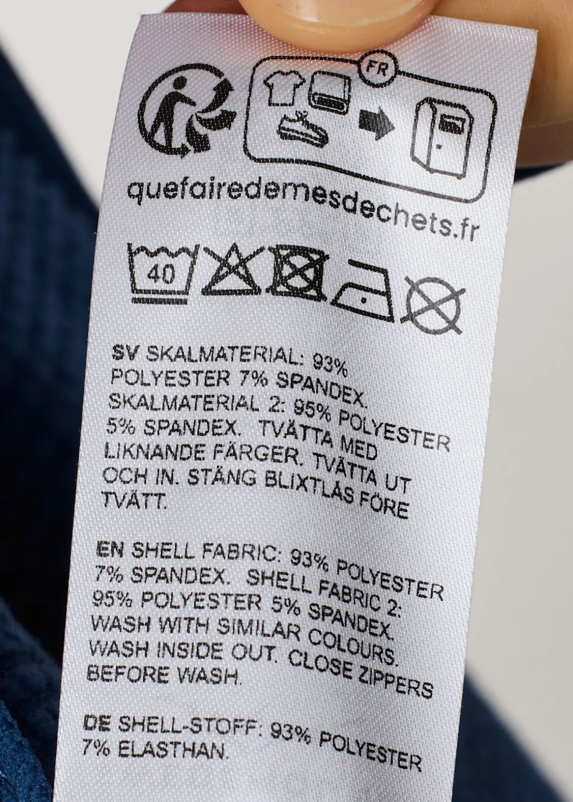 New Swedemount Ultra Light Tech Midlayer Hood Denim Blue