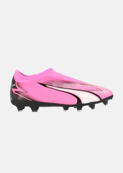Sale Puma ULTRA MATCH LL FG/AG Jr Poison Pink-PUMA White-PUMA Black