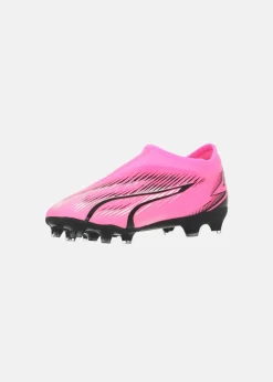 Sale Puma ULTRA MATCH LL FG/AG Jr Poison Pink-PUMA White-PUMA Black