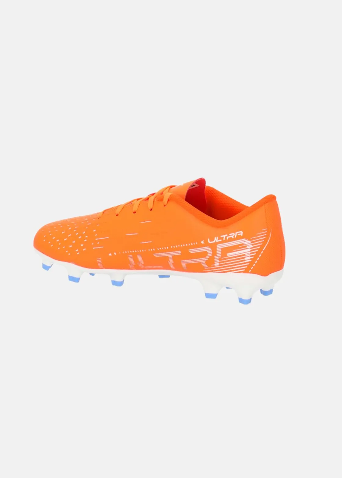 Clearance Puma ULTRA PLAY FG/AG Jr Ultra Orange-PUMA White-Blue Glimmer