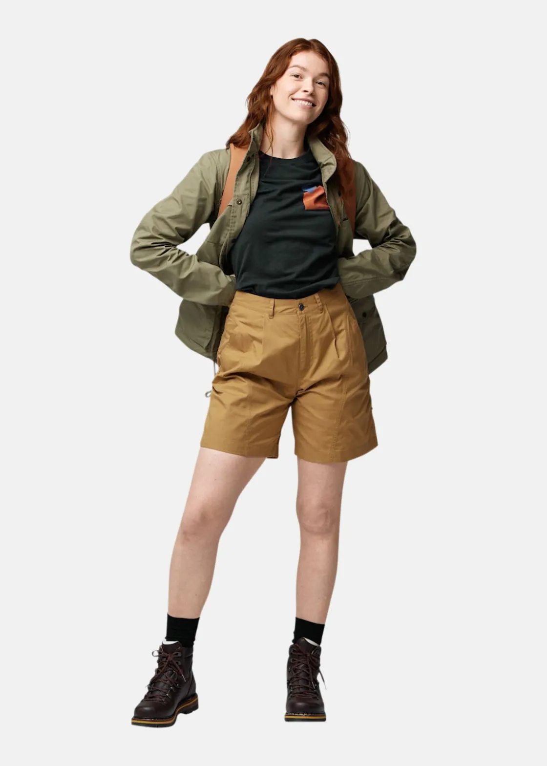 Outlet Fjällräven Vardag Shorts W Buckwheat Brown
