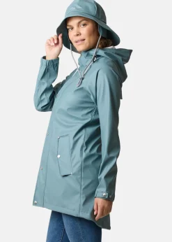 Swedemount Väderöarna Coat W Seaweed Green