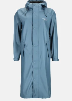 Hot Swedemount Väderöarna Long Coat W Denim Blue