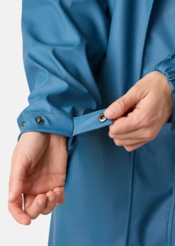 Hot Swedemount Väderöarna Long Coat W Denim Blue