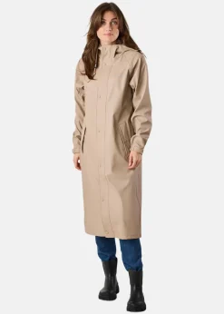 Discount Swedemount Väderöarna Long Coat W Beige