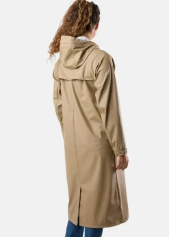 Online Swedemount Väderöarna Long Coat W Dk Beige