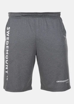 Hot Swedemount Vertical Logo Shorts Grey Melange