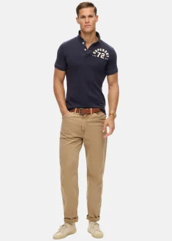 New Superdry VINTAGE ATHLETIC POLO Eclipse Navy