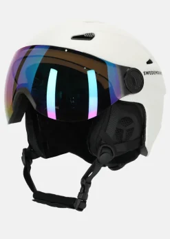 Discount Swedemount Visor Ski Helmet Off White