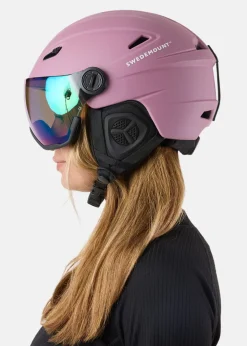 Swedemount Visor Ski Helmet Dusty Pink