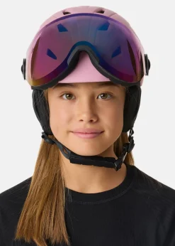 Outlet Swedemount Visor Ski Helmet JR Pink