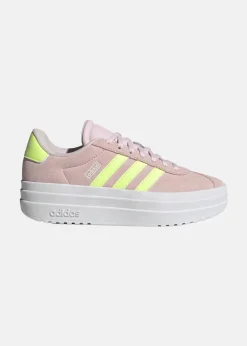 Online Adidas VL COURT BOLD J CLPINK/HIREYE/FTWWHT