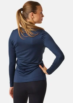 Best Huski Wear W Active Top LS Navy Blue