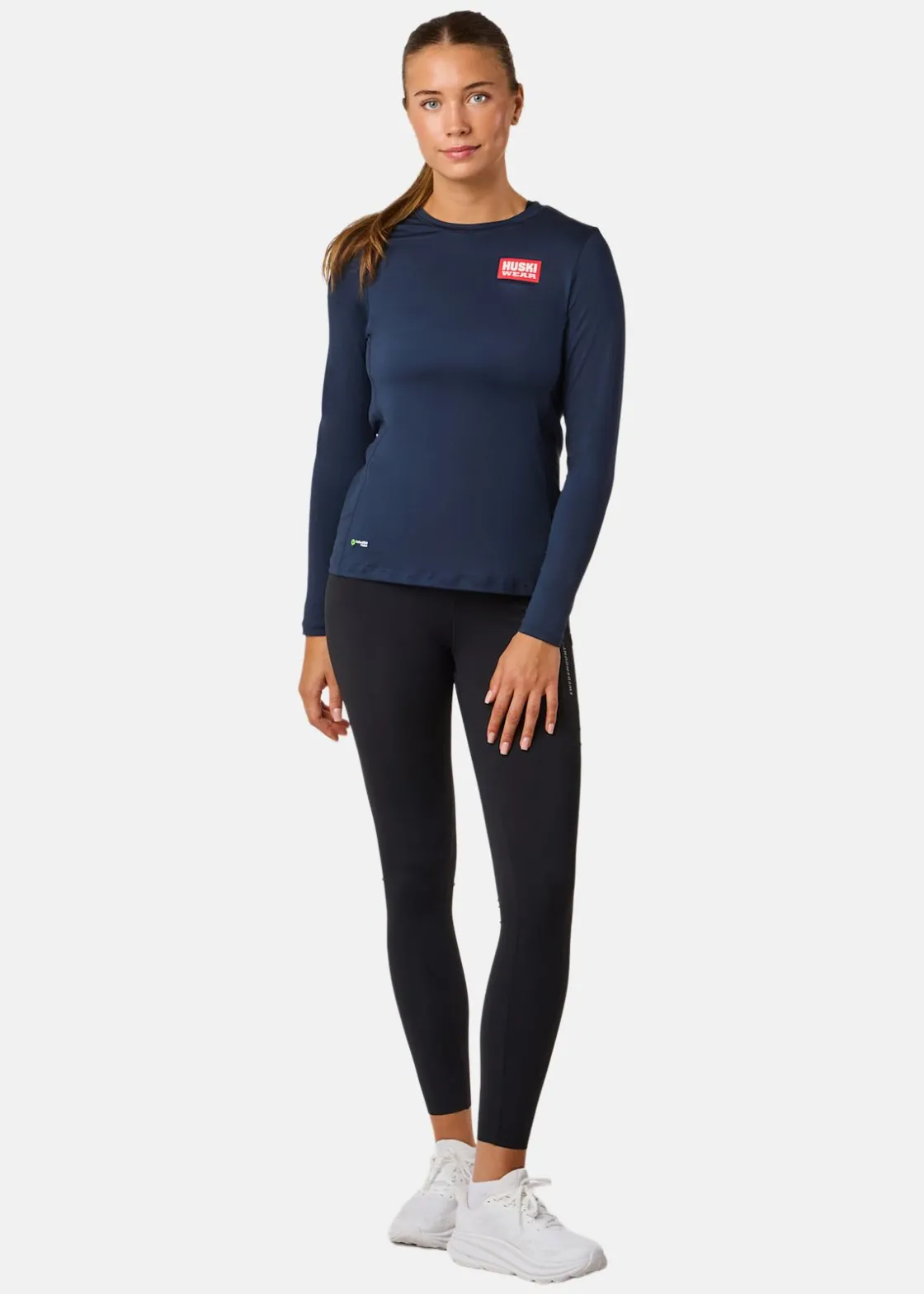 Best Huski Wear W Active Top LS Navy Blue