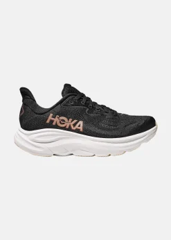 New Hoka W CLIFTON 10 BLACK / ROSE GOLD