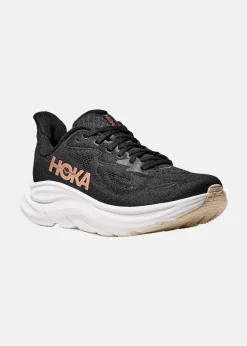 New Hoka W CLIFTON 10 BLACK / ROSE GOLD