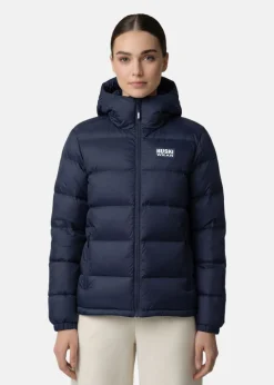 Huski Wear W LIGHT DOWN JACKET Navy Blue