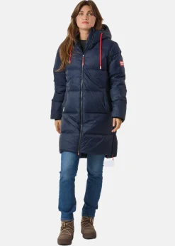 Outlet Huski Wear W LIGHT SHIELD PARKA Navy Blue