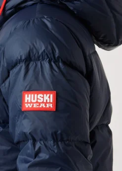 Outlet Huski Wear W LIGHT SHIELD PARKA Navy Blue